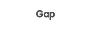 Gap logo in white background