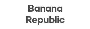 Banana Republic logo in white background