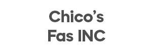 Chico's Fas INC logo in white background