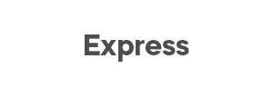 Express logo in white background