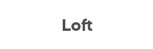 Loft logo in white background