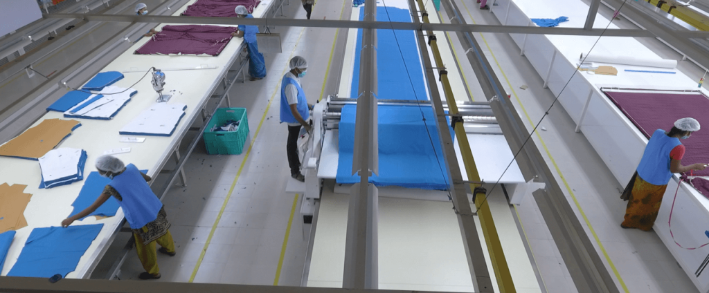 Clothing Manufacturing Process Workflow